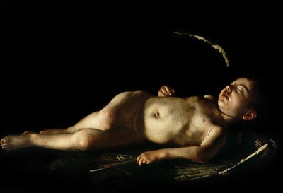 Sleeping Cupid by Michelangelo Merisi Caravaggio